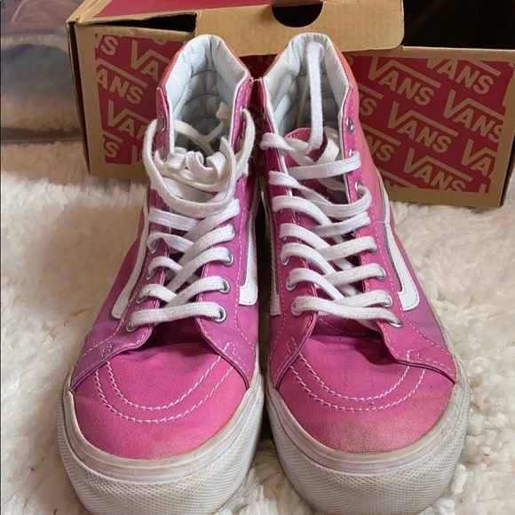 pink custom vans